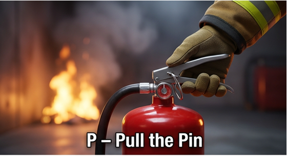 P — Pull the Pin