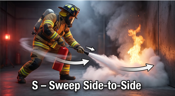 S — Sweep Side to Side